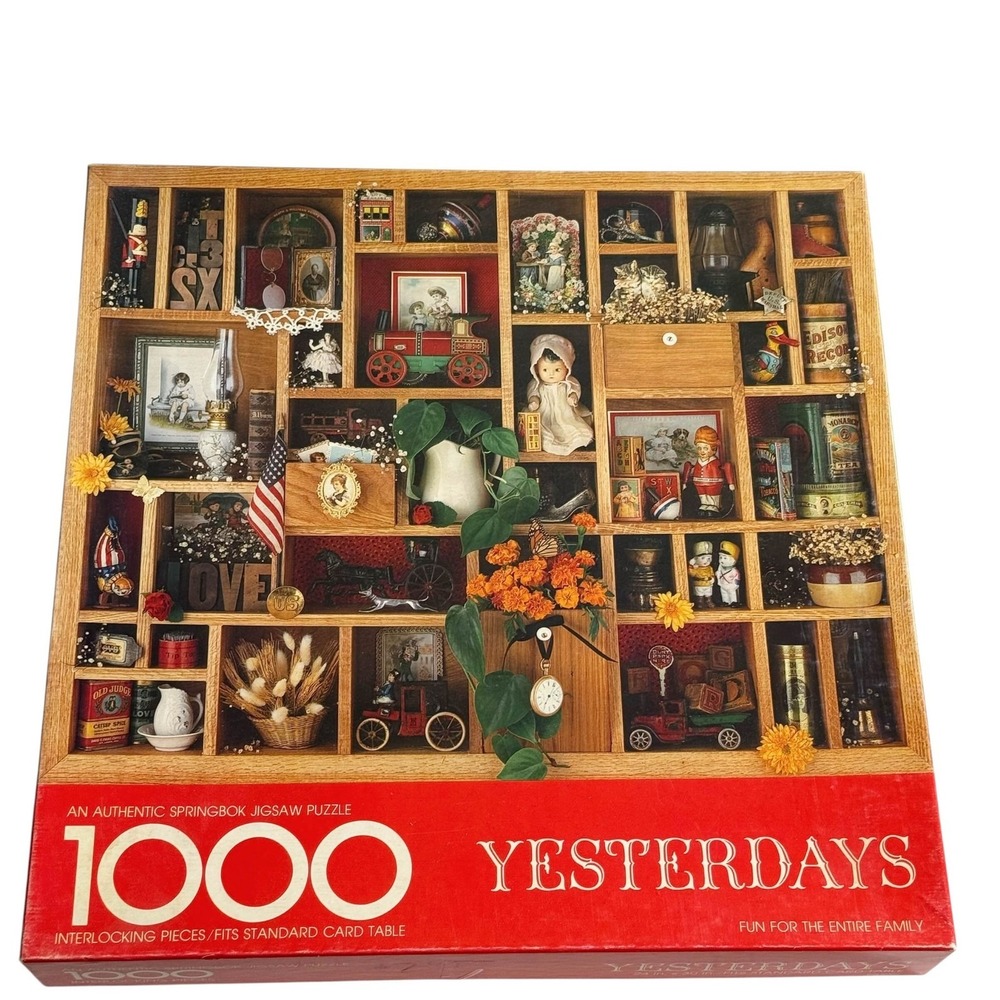 Springbok‎ Yesterdays 1000 Pieces Puzzle Complete
